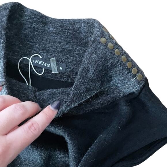 Grey Studded Dress b - Picture 4 of 9